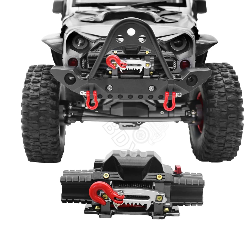RC Metal Double-Motor Automatic Winch for 1/10 Crawler Axial SCX10 TRX4 D110 CC01 RGT - EXPROTAS