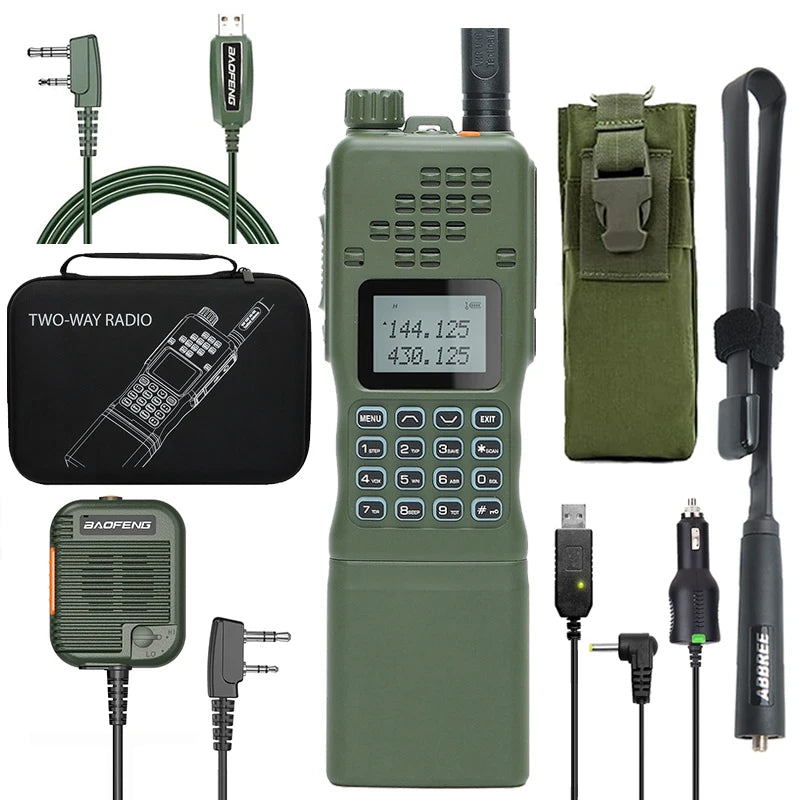Baofeng AR-152 15W Walkie Talkie Powerful CB Two way Radio 12000mAh Battery Tactial Long Range AN PRC-152 Dual Band Transceiver-EXPROTAS