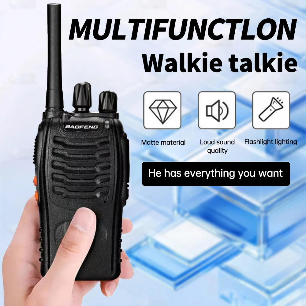 Baofeng BF-88E Two Way Radio 1500mAh Long Range Walkie Talkie with Earpiece