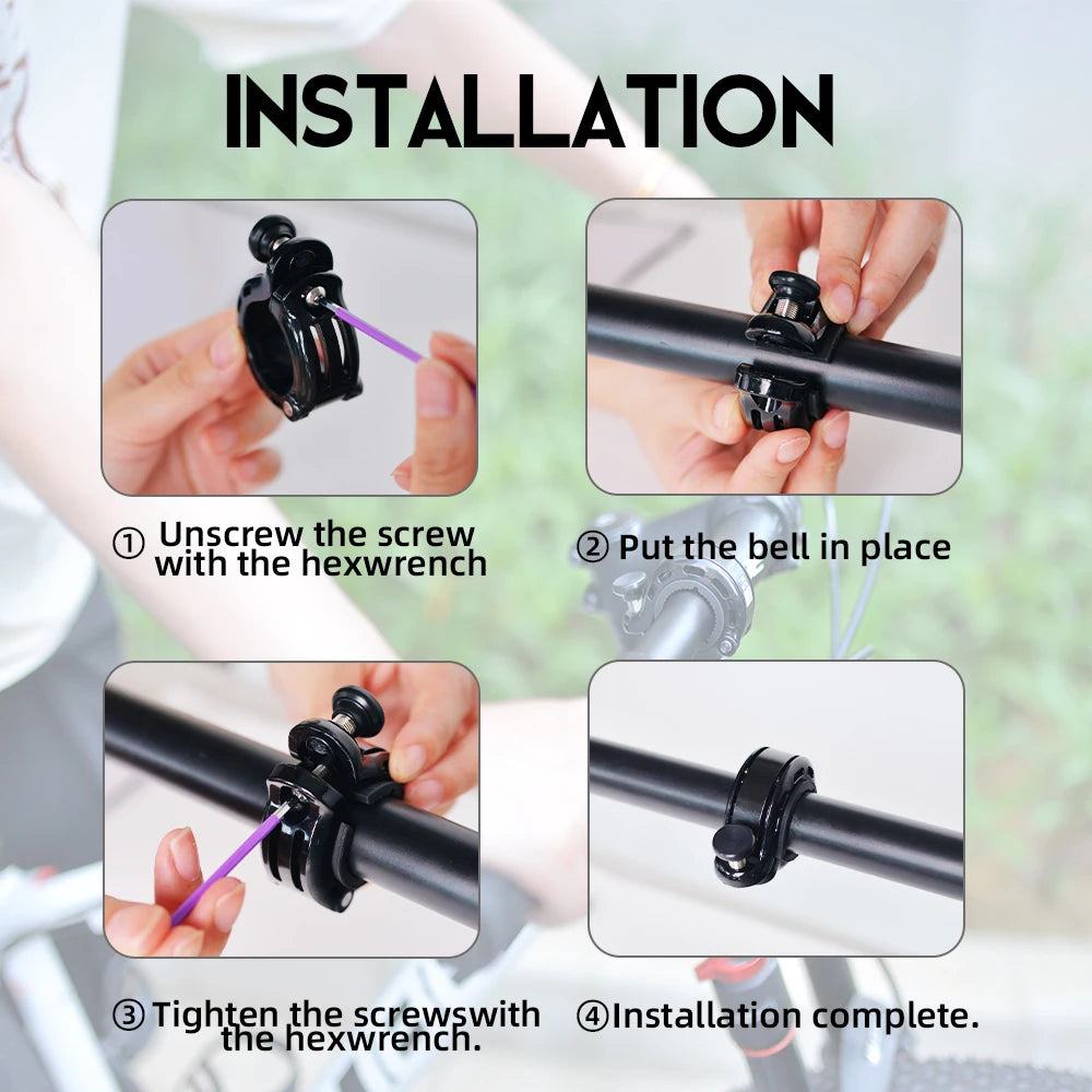 110dB Bell Loud Bicycle Horn Alloy Handlebar Bike MTB Cycling Sound