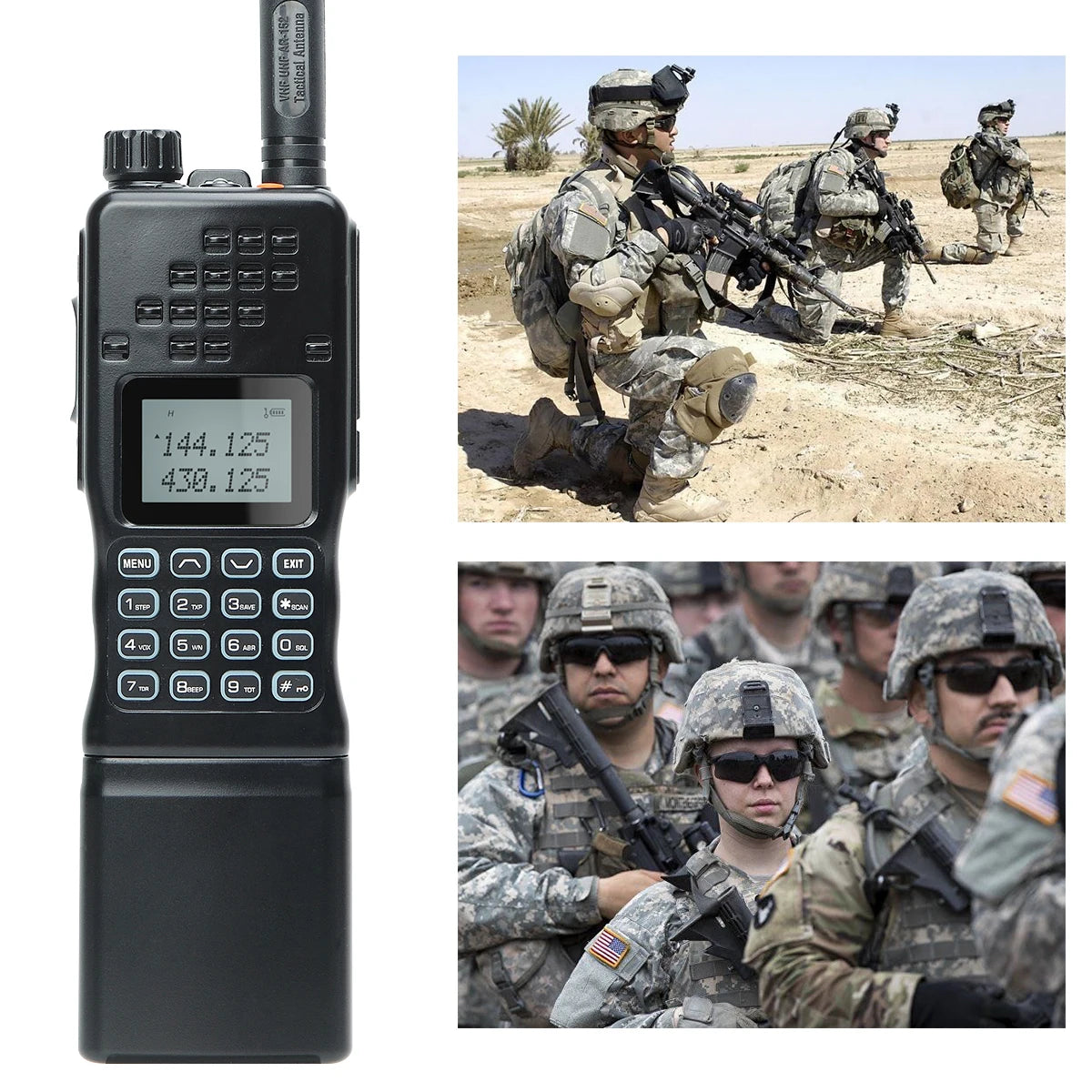 Baofeng AR-152 15W Walkie Talkie Powerful CB Two way Radio 12000mAh Battery Tactial Long Range AN PRC-152 Dual Band Transceiver-EXPROTAS