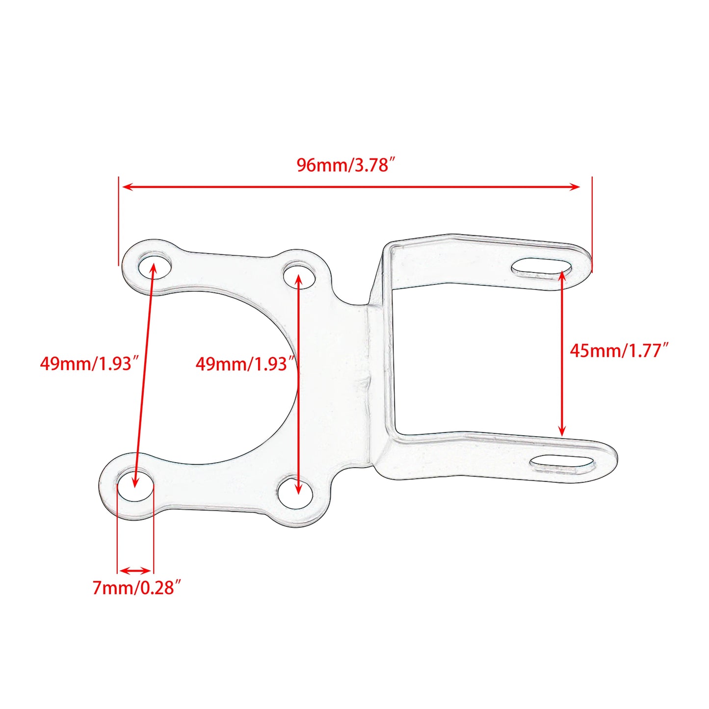 Motorcycle Headlight Bracket for Segway X260 Light Bee X Mounting Accessory