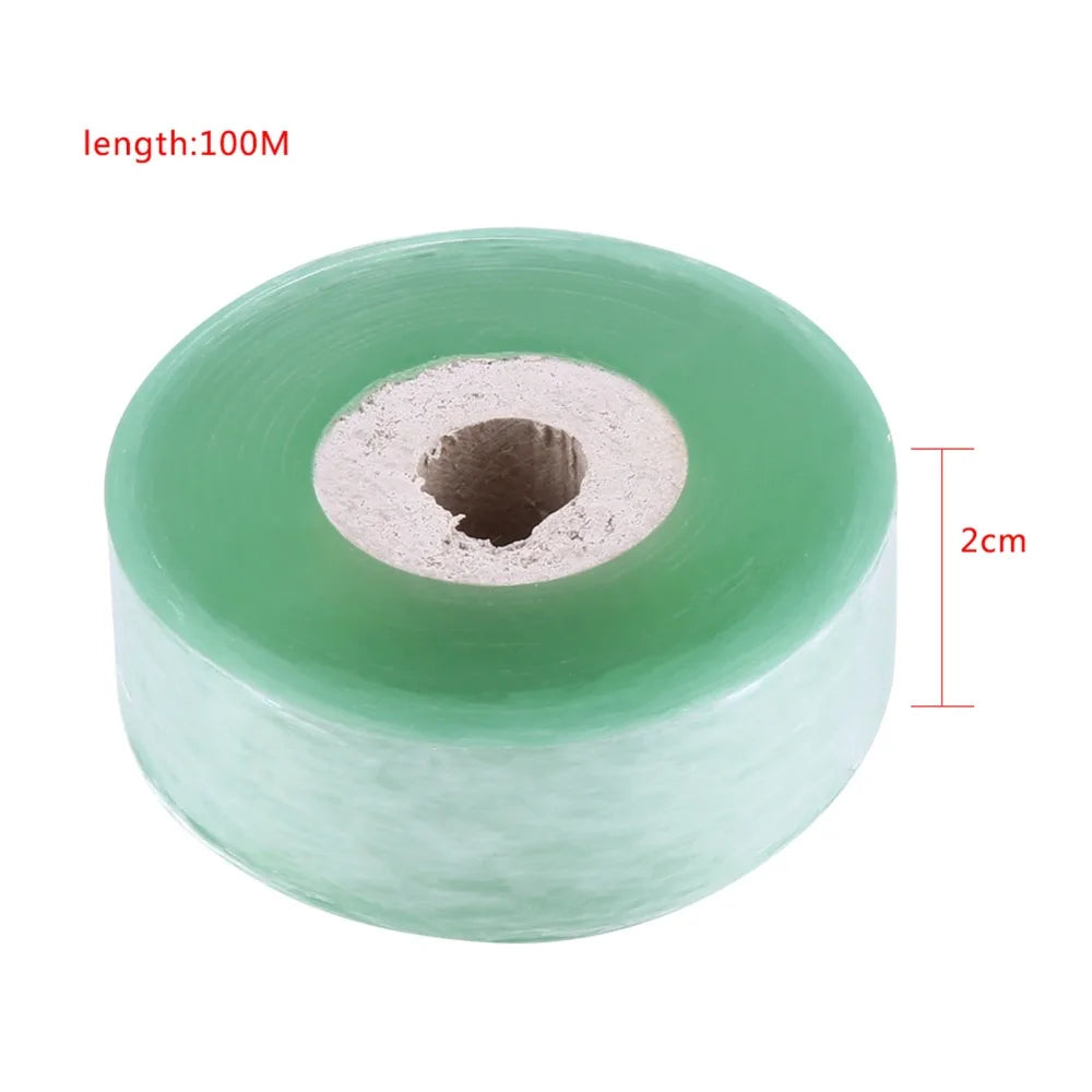 4Pcs Tree Grafting Tape Self-Adhesive 2CM x 100M for Plant Repair