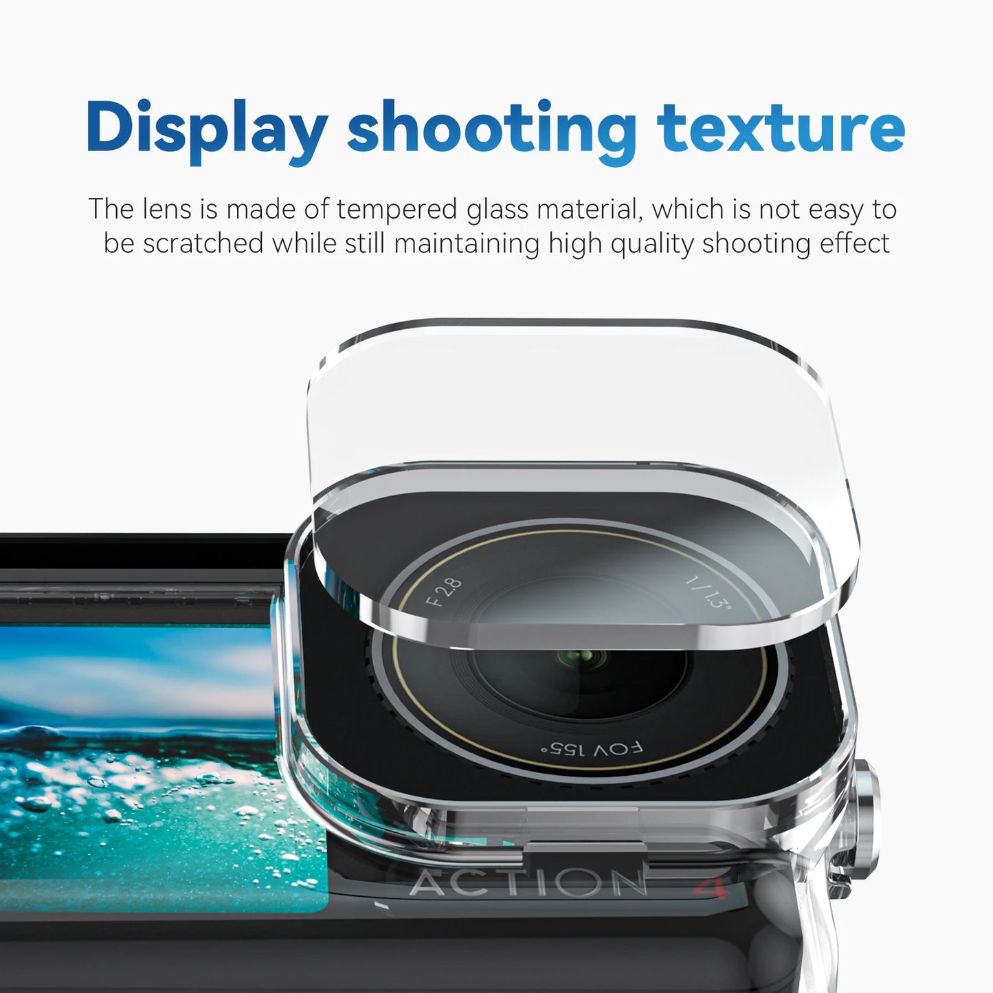 TELESIN 45M Waterproof Case For DJI OSMO Action 3 4 5pro Underwater Diving Housing Cover Action Camera Accessories-EXPROTAS