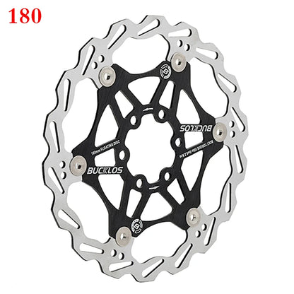 2PC BUCKLOS Bicycle Disc Brake 160/180/203 Bike Floating Rotors Stainless Steel Mountain Bike Brake Rotor Mtb Rotors Part 1PC-EXPROTAS