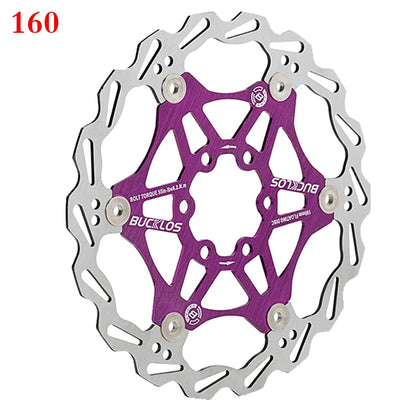 2PC BUCKLOS Bicycle Disc Brake 160/180/203 Bike Floating Rotors Stainless Steel Mountain Bike Brake Rotor Mtb Rotors Part 1PC-EXPROTAS