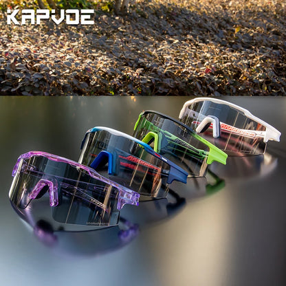 Photochromic Cycling Glasses UV400 Sports Sunglasses for Men Women MTB