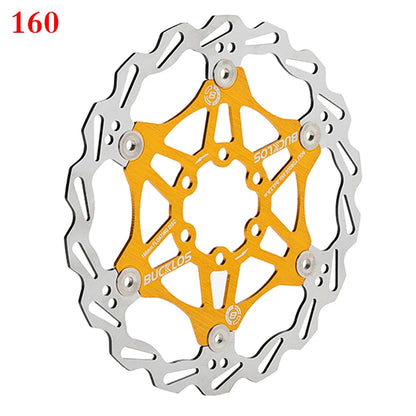 2PC BUCKLOS Bicycle Disc Brake 160/180/203 Bike Floating Rotors Stainless Steel Mountain Bike Brake Rotor Mtb Rotors Part 1PC-EXPROTAS