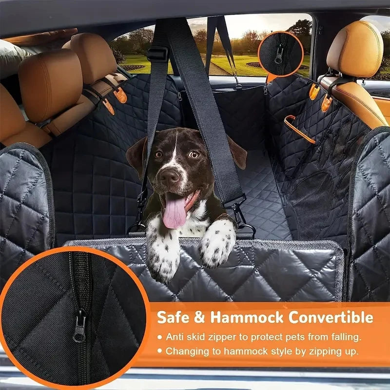 Dog Car Seat Cover Waterproof Hammock Rear Protector for Car Rear Seat