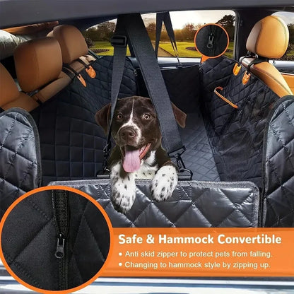 Dog Car Seat Cover Waterproof Hammock Rear Protector for Car Rear Seat