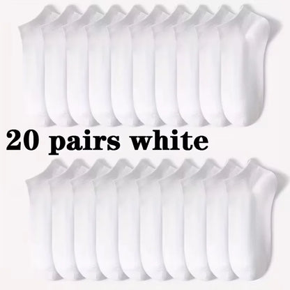 5/10-Pack Unisex Comfort-Fit Ankle Socks Lightweight Breathable Sports Wear