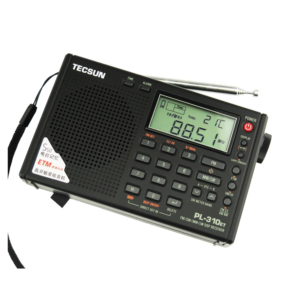 Tecsun PL-310ET Portable Radio FM AM SW LW Full Band Stereo Digital Receiver - EXPROTAS