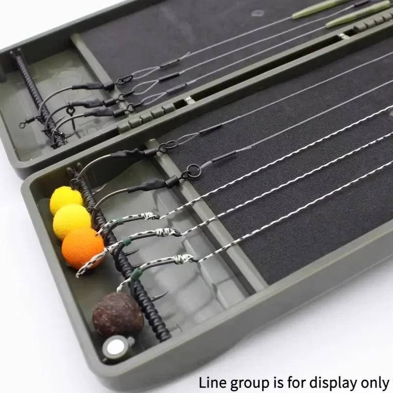 4 Style ABS Fishing Bait Box Carp Freshwater Tackle Storage Hook Compartments