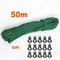 2.5mm Reflective Tent Rope Guyline Paracord 20m 25m 50m for Camping Tarp