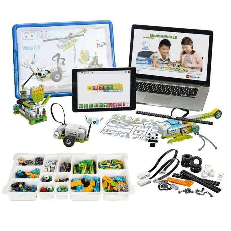 NEW WeDo 2.0 Core Set Robotics STEAM Boxed Kit Compatible with 45300 We-Do Building Blocks DIY Educational Toys Christmas Gifts-EXPROTAS