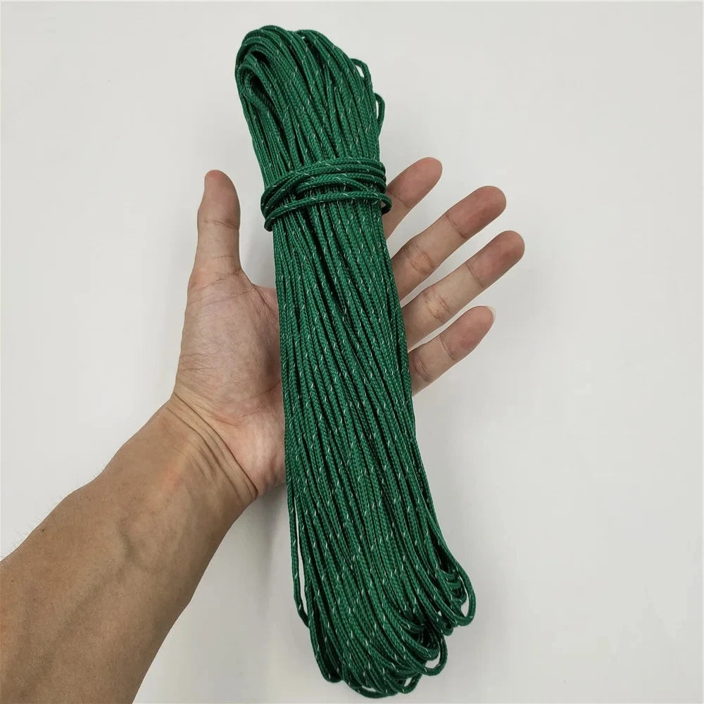 2.5mm Reflective Tent Rope Guyline Paracord 20m 25m 50m for Camping Tarp