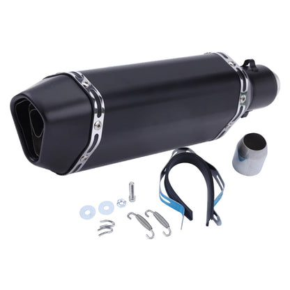 CHmotor Carbon Fiber Motorcycle Exhaust Muffler Pipe 250cc 350cc 600cc Escape Moto Tube For Nmax Tmax530 Msx125 GSR600-EXPROTAS