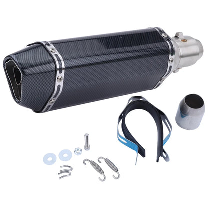 CHmotor Carbon Fiber Motorcycle Exhaust Muffler Pipe 250cc 350cc 600cc Escape Moto Tube For Nmax Tmax530 Msx125 GSR600-EXPROTAS