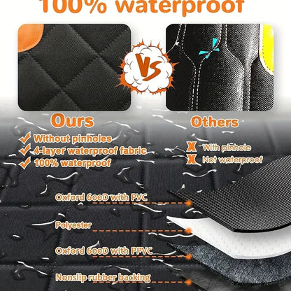 Dog Car Seat Cover Waterproof Hammock Rear Protector for Car Rear Seat