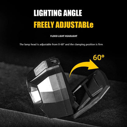 Tactical Mich Helmet Light USB Charging Waterproof Signal Sensor Headlamp