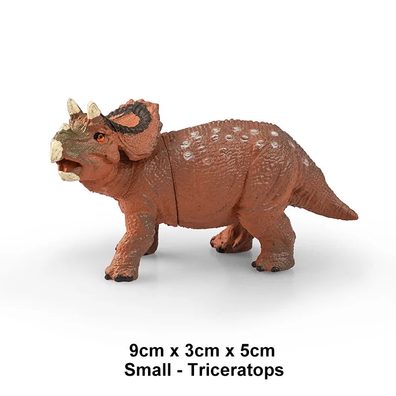 Jurassic Dinosaur PVC Figure Carnotaurus Ankylosaurus T-Rex Model - EXPROTAS