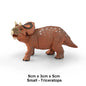 Jurassic Dinosaur PVC Figure Carnotaurus Ankylosaurus T-Rex Model - EXPROTAS