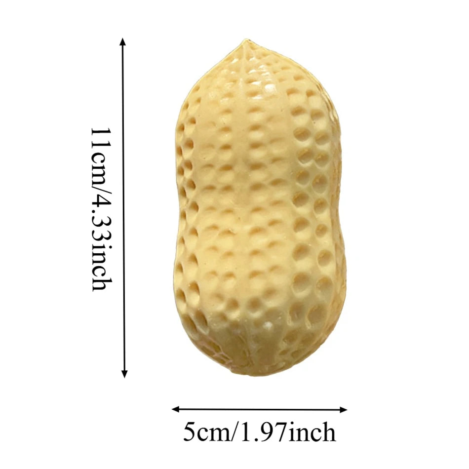 Peanut Stress Ball 11CM Squeeze Squishy Fidget Toy Buttery-Soft Relief