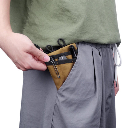 Tactical Card Key Belt Mini Wallet Pouch Molle Waist Pack Camping EDC