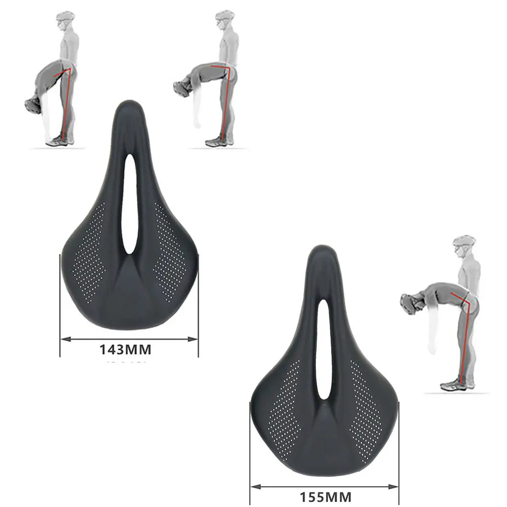 ELITA ONE Carbon Saddle MTB/Road Bike saddle Super Light Leather Carbon Cushions 96g-EXPROTAS