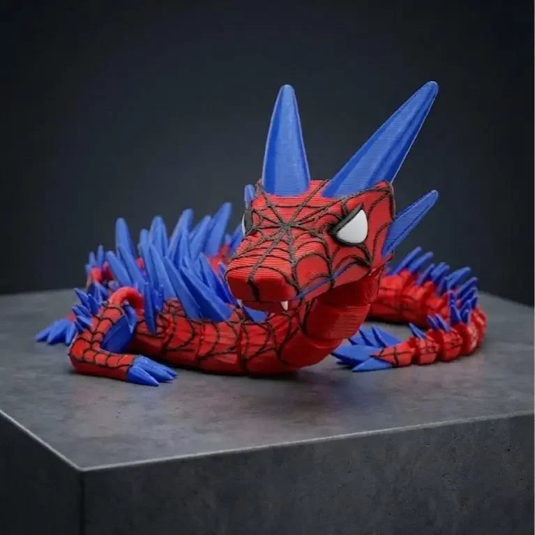 15inch Dragon Figurine 3D Printed Statue for Office Decoration Resin Model