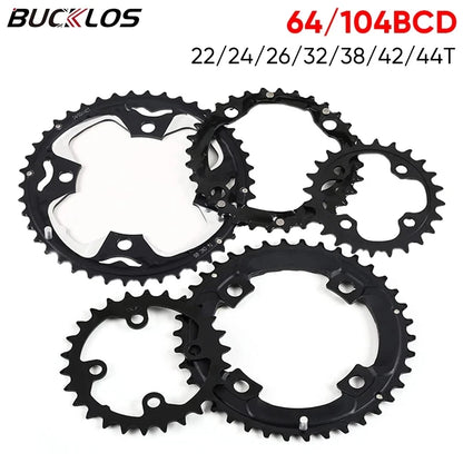MTB Bike Chainring BUCKLOS 104BCD 64BCD 9/10 Speed SRAM SLX XT