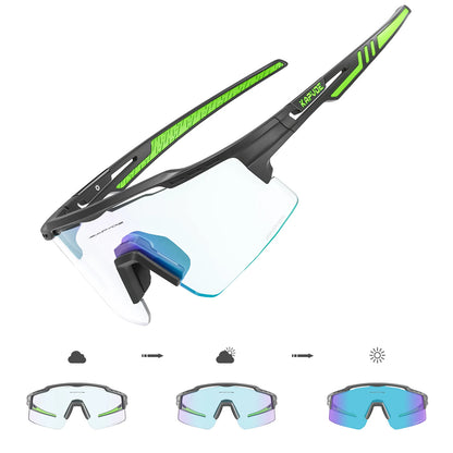 Photochromic Cycling Glasses UV400 Sports Sunglasses for Men Women MTB