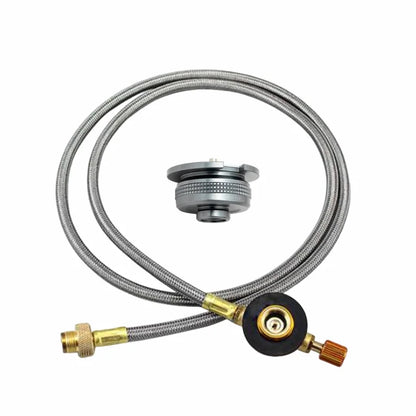 Butane Gas Adapter Camping Stove Converter Connector Outdoor Canister Tank