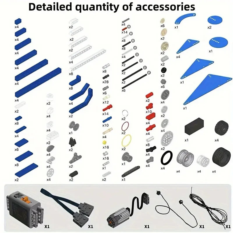 MOC Educational and Dacta Series Simple and Motorized Mechanisms Base Set 9686 Core Set Building Blocks DIY STEM Kids Toys Gifts-EXPROTAS