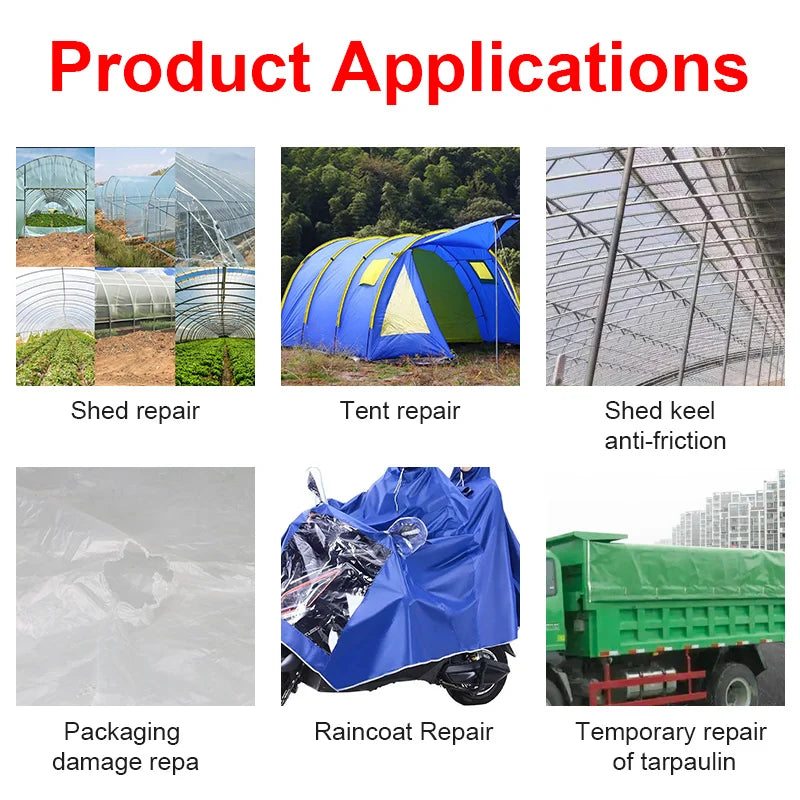 20M Film Repair Tape Waterproof Greenhouse UV Resistant Adhesive Tapes