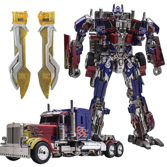 30CM Transformation Robot Toys Commander Optimus Alloy Robot Jetfire Autobots Figuras Model Kids Gift-EXPROTAS