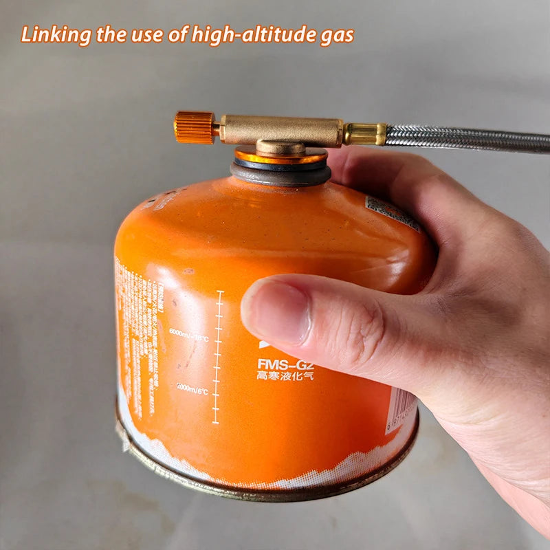 Butane Gas Adapter Camping Stove Converter Connector Outdoor Canister Tank