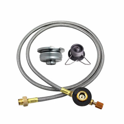 Butane Gas Adapter Camping Stove Converter Connector Outdoor Canister Tank
