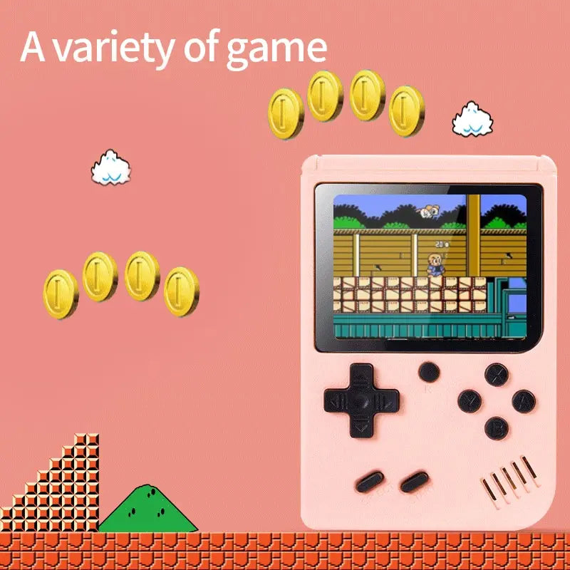 Retro Mini Handheld Game Console 8 Bit 3.0 Inch Portable Player 500 Games