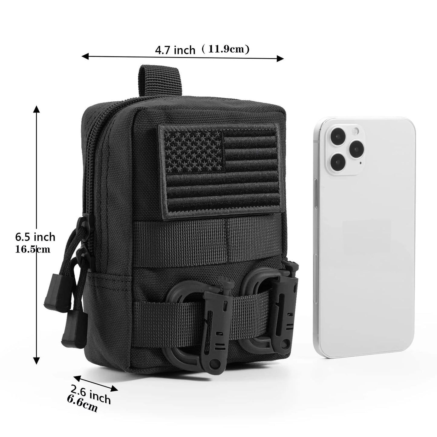 EDC Waist Bag Tactical Molle Pouch Utility Belt Pack for Hunting Camping