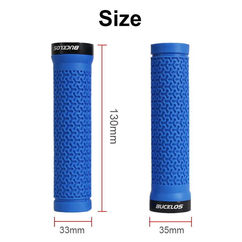 Bucklos Bicycle Grips MTB Handlebar Lock-on Ergonomic Anti-slip 22.2mm