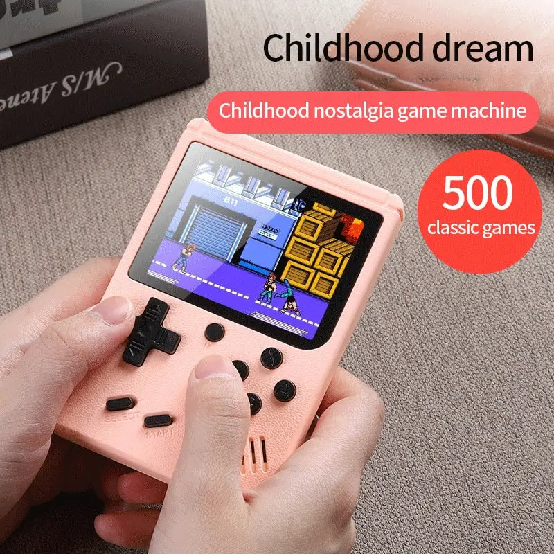 Retro Mini Handheld Game Console 8 Bit 3.0 Inch Portable Player 500 Games