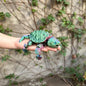 New 3D Printed Alligator Snapping Turtle with Flexible, Movable Joints And an Open Mouth - A Popular Gift And Desktop Ornament