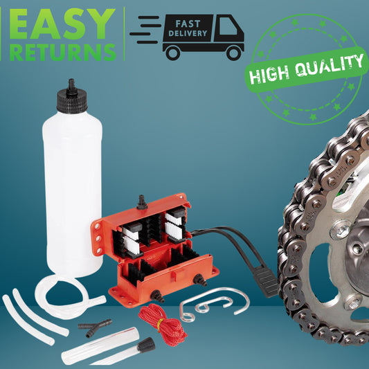Motorcycle chain cleaning machine kit Brush Gear Cleaner Tool For Motorbike Chains Lube Device Lubricating Accessory-EXPROTAS