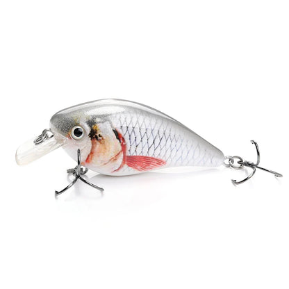 6cm 12g Fishing Lure Crankbait Wobbler for Pike Bass Minnow Bait