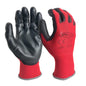 24 Pairs Work Gloves Safety Grip Coated Builders Gardening Nitrile Nylon