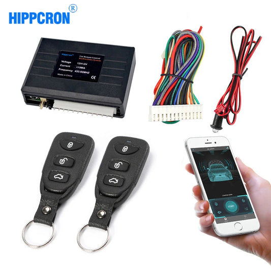 Universal Car Alarm Systems Auto Remote Central Kit Door Lock Keyless APP With Remote Contr Entry System Central Locking-EXPROTAS