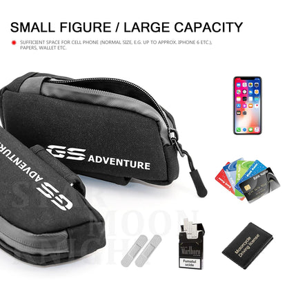 Side Fairing Storage Bags Windshield Pouches for BMW R1200GS ADV LC R1250GS
