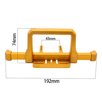 1/10 RC Crawler Aluminum Front & Rear Bumper Set for Traxxas TRX-4 - EXPROTAS