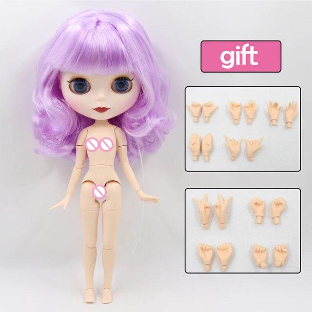 ICY DBS Blythe Doll 1/6 BJD Joint Body 30cm DIY Anime Girl Toy Random Eyes Gift